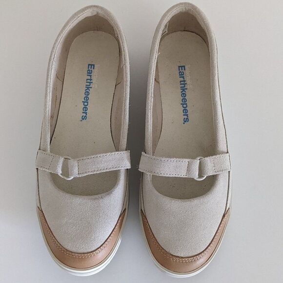 Timberland Casco Bay Earthkeepers Mary Jane Tan Suede Women's 8 - Picture 2 of 9